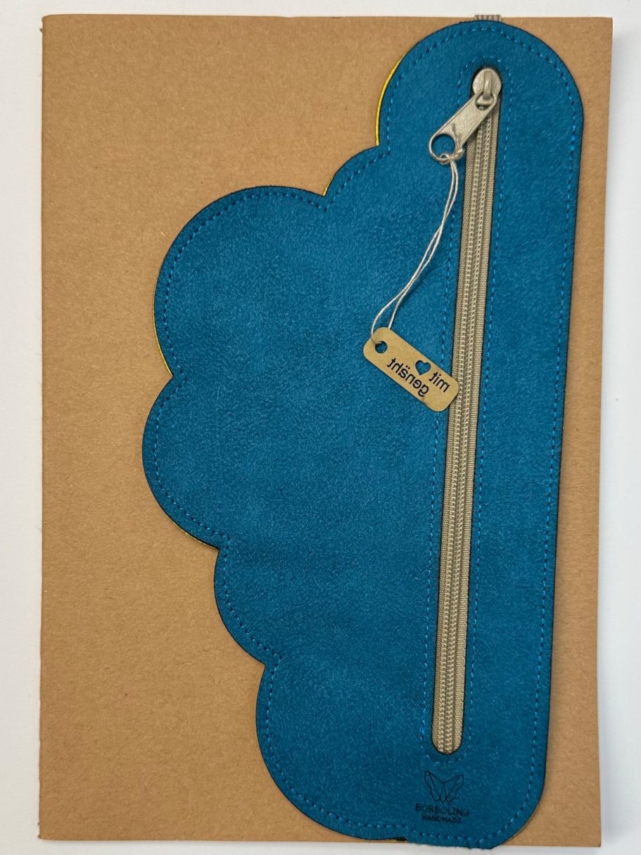 Mäppchen im Form einer Wolke in Blau, kostet 18€